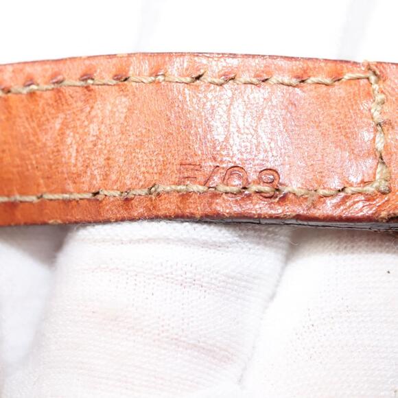 CELINE Macadam Canvas Shoulder Bag Pvc Leather Brown - Picture 13 of 13